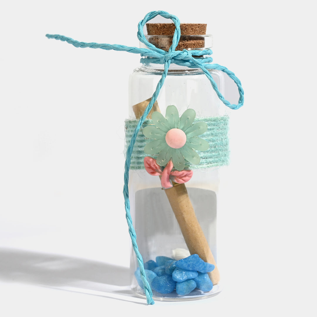 Charming Mini Glass Message Bottle