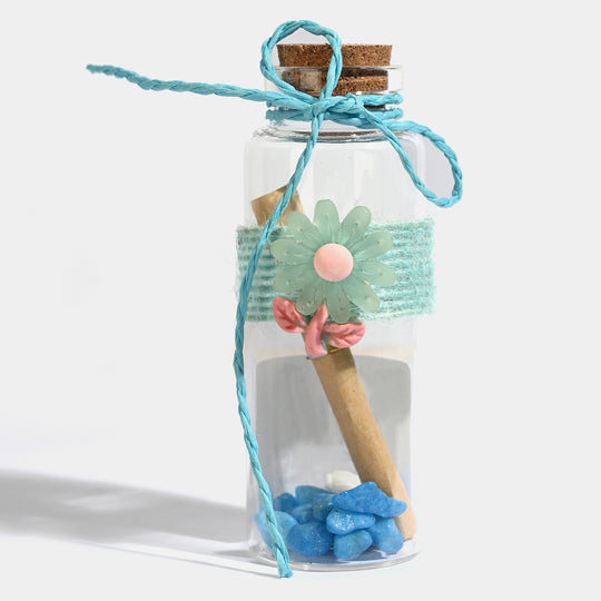 Charming Mini Glass Message Bottle