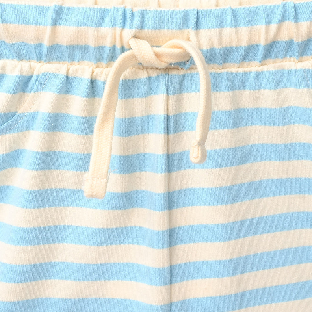 Infant Boys Jersey Terry Shorts - Blue