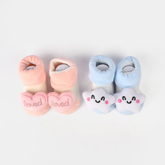 Baby Bibs & Shoes Set | 4 Pcs