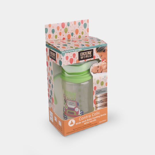 Wide Neck PP Feeder Bottle 80Z 3M+ | 2008 Green