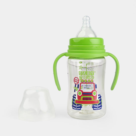 Wide Neck PP Feeder Bottle 80Z 3M+ | 2008 Green