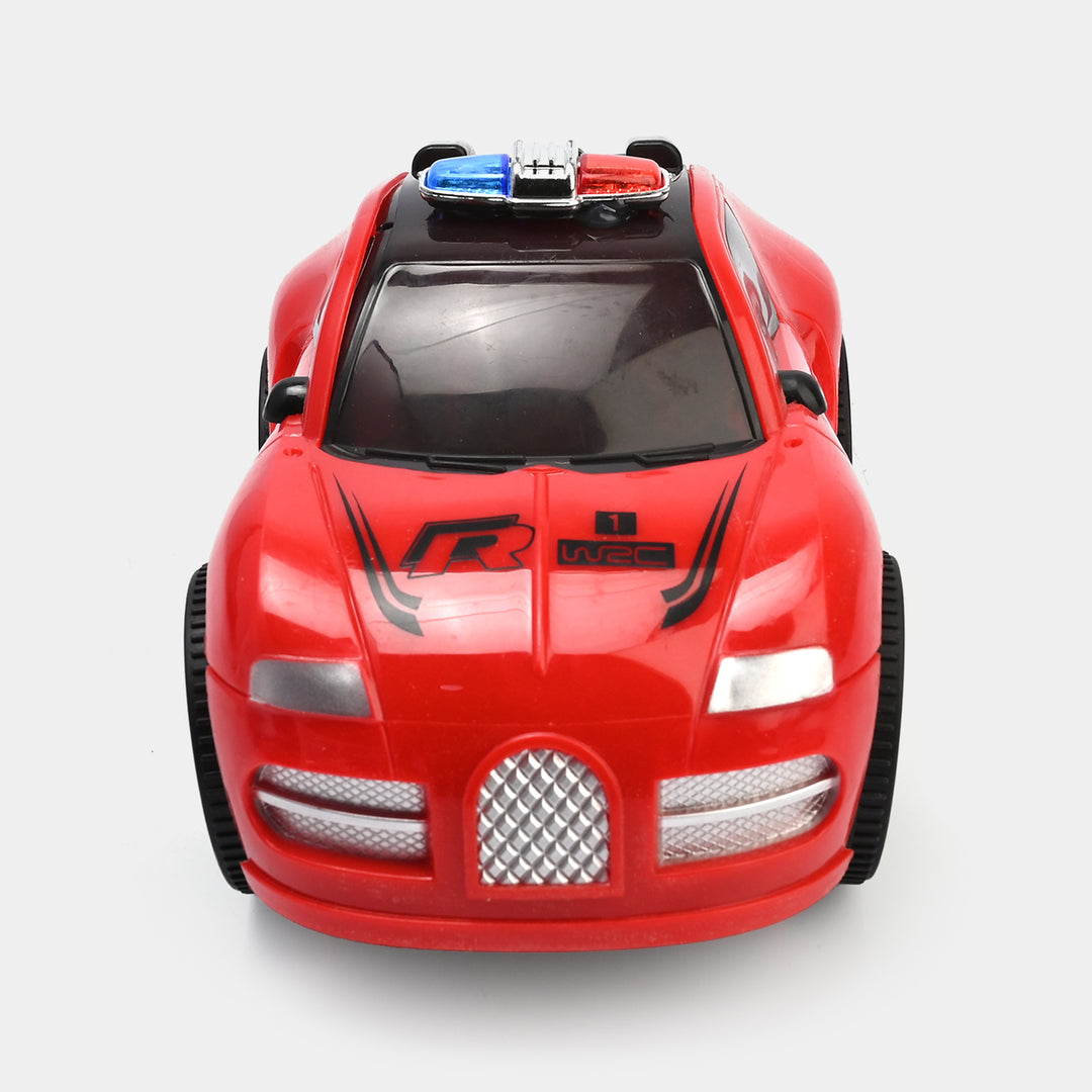 3D Police Car Toy with Light & Sound