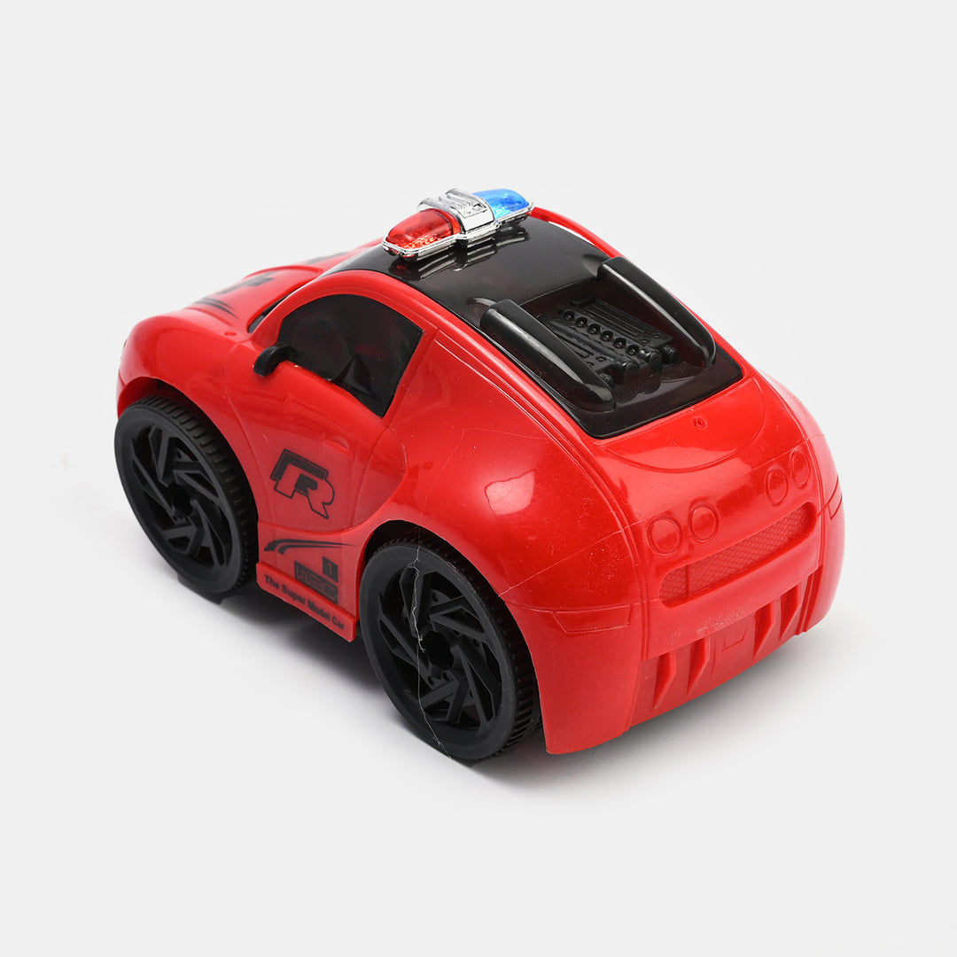3D Police Car Toy with Light & Sound