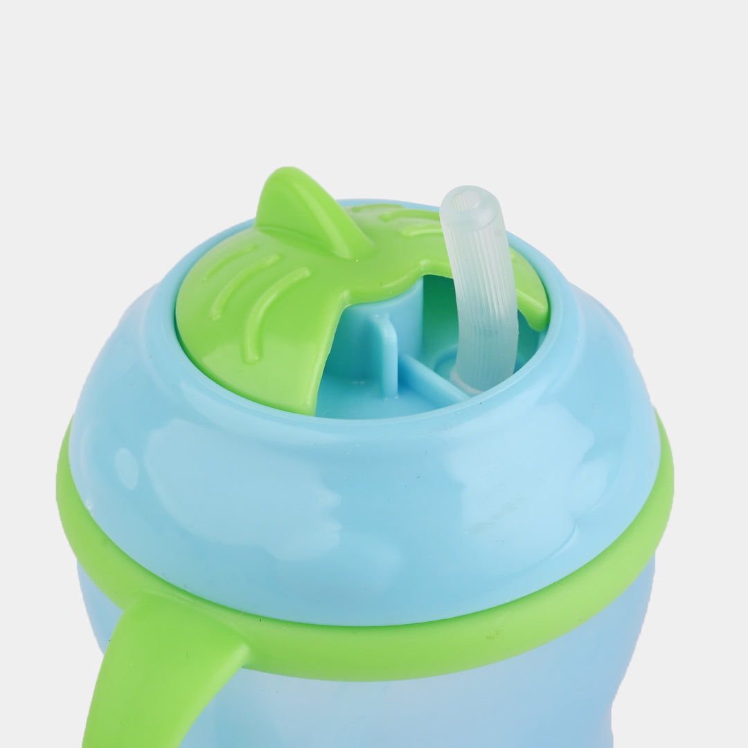 Infant Straw Lid Cup 9Oz 4040 Blue
