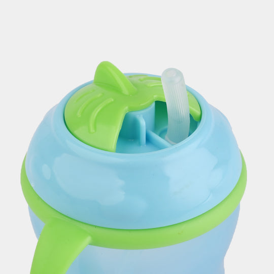 Infant Straw Lid Cup 9Oz 4040 Blue