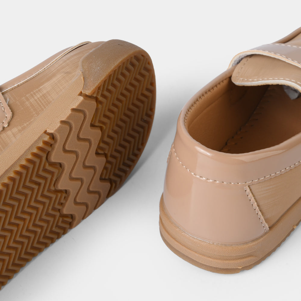 Girls Loafer ST-37-D.Beige