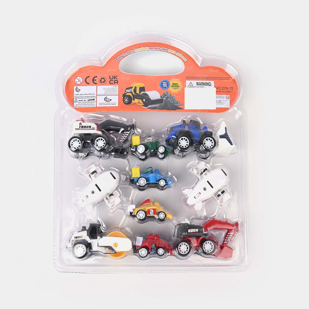 Exciting Vehicle Set | 10Pcs For Kids
