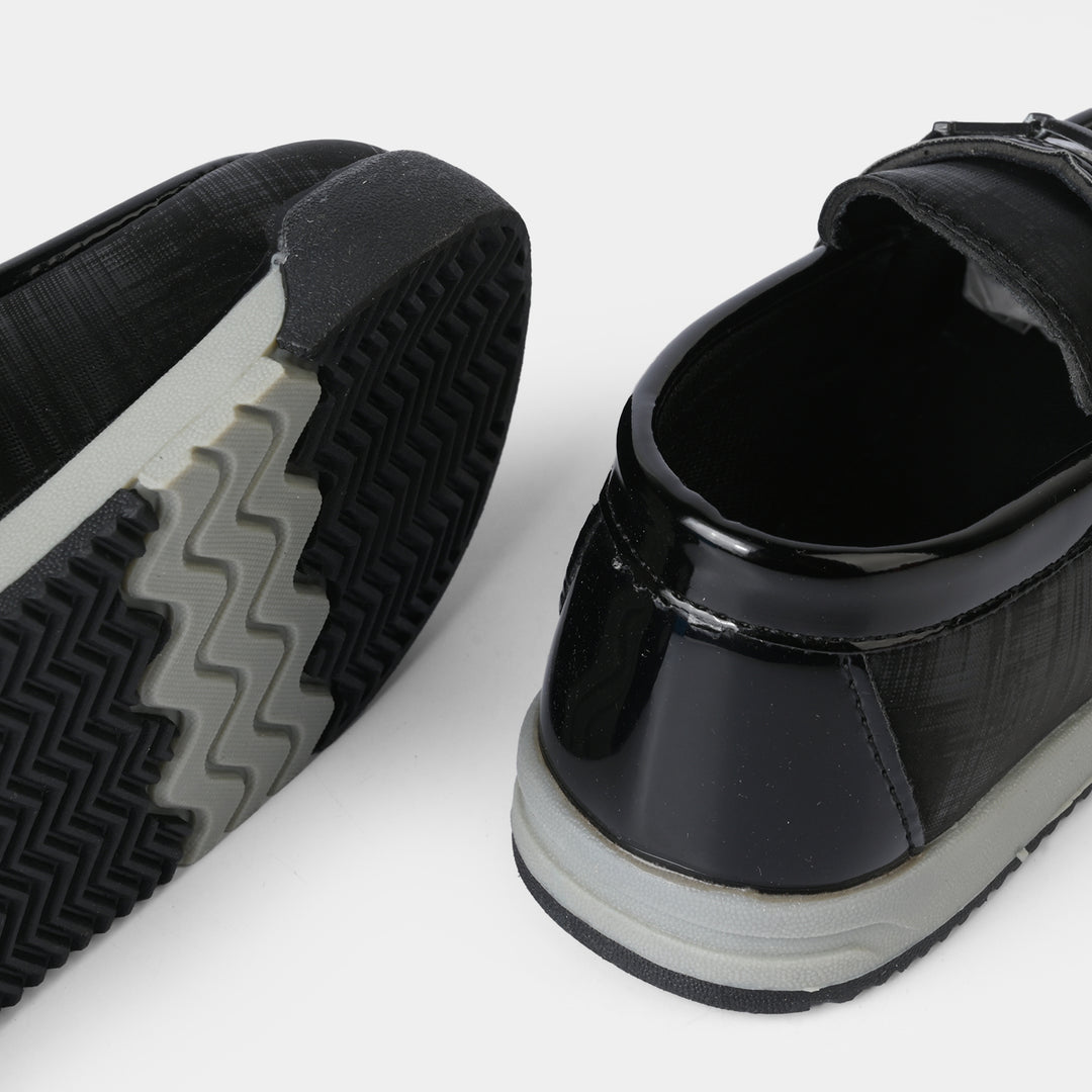 Girls Loafer ST-43-BLACK