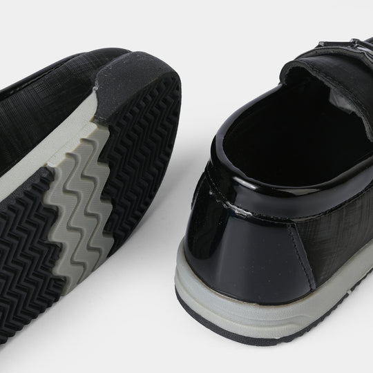 Girls Loafer ST-43-BLACK