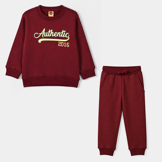 Boys Fleece 2 Piece Suit Authentic