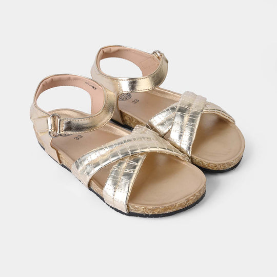 Teens Girls Sandal 11-142-GOLDEN