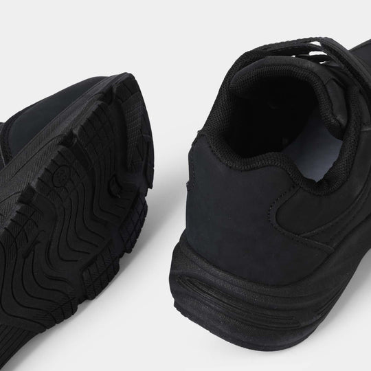 Boys School Shoes ST-57-BLACK