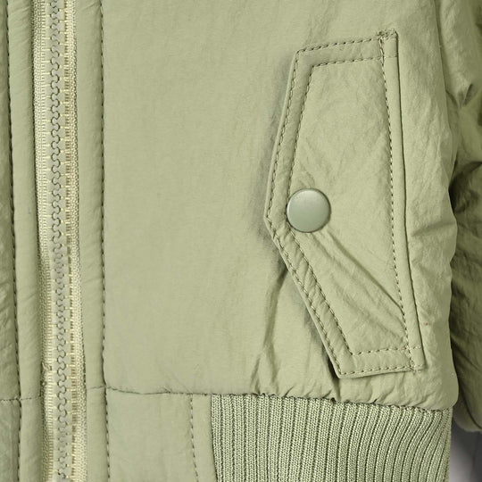 Infant Boys Puffer Jacket Green Forest-Green