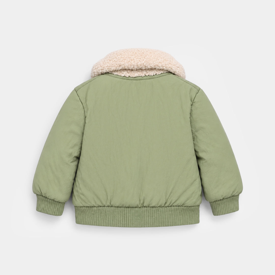 Infant Boys Puffer Jacket Green Forest-Green