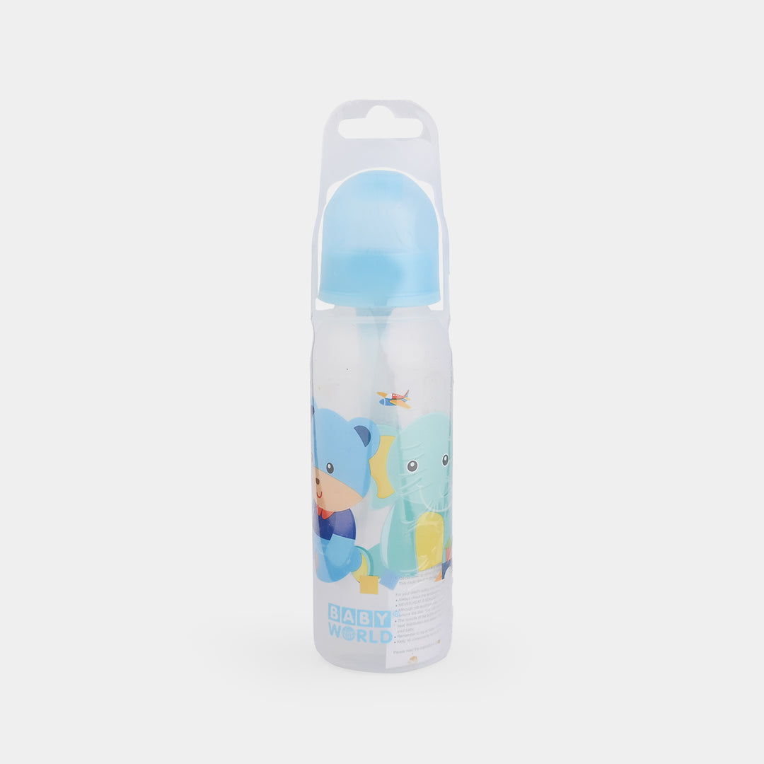 Cereal Feeder Bottle Round 80Z 8045 Blue