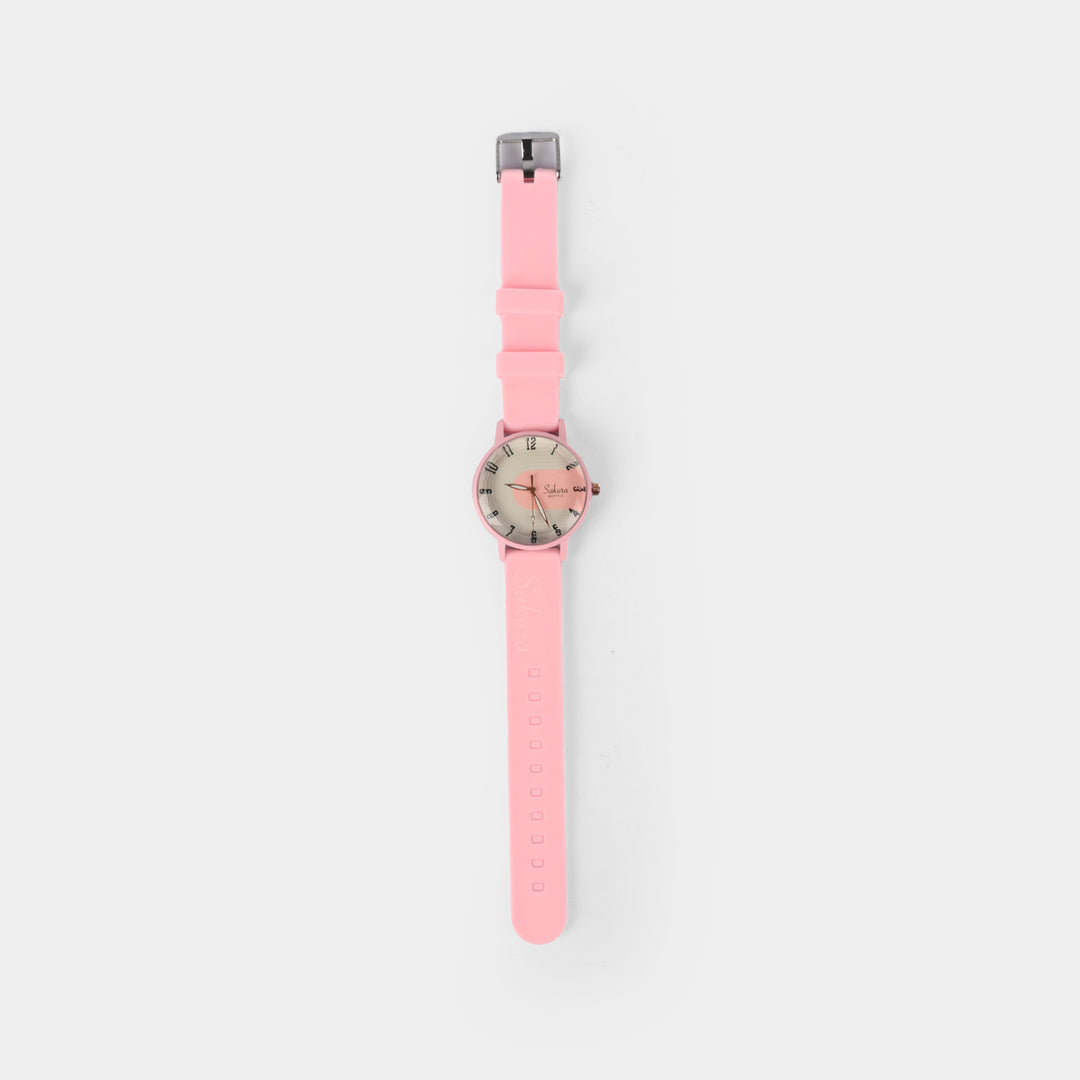 Girls Elegant Analog Wristwatch