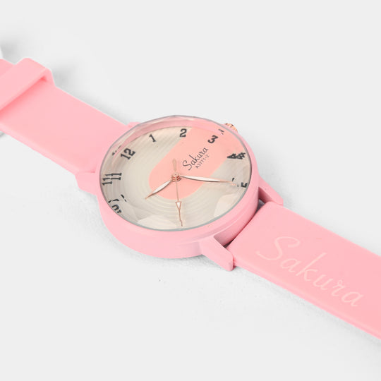 Girls Elegant Analog Wristwatch