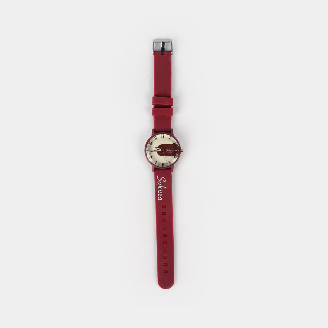 Girls Elegant Analog Wristwatch