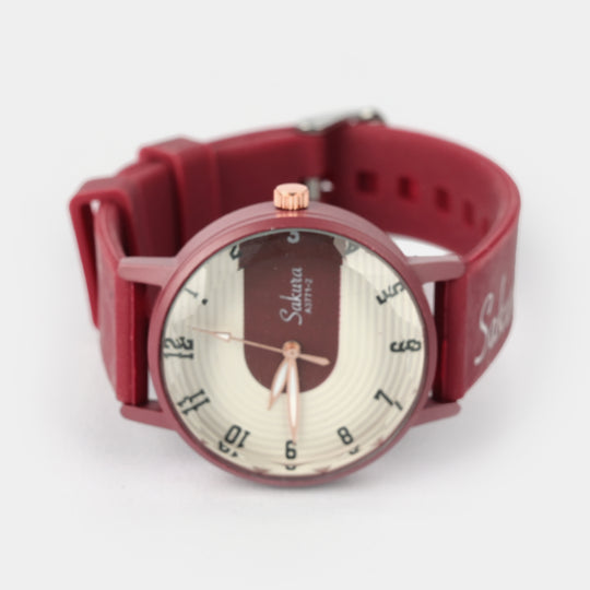 Girls Elegant Analog Wristwatch