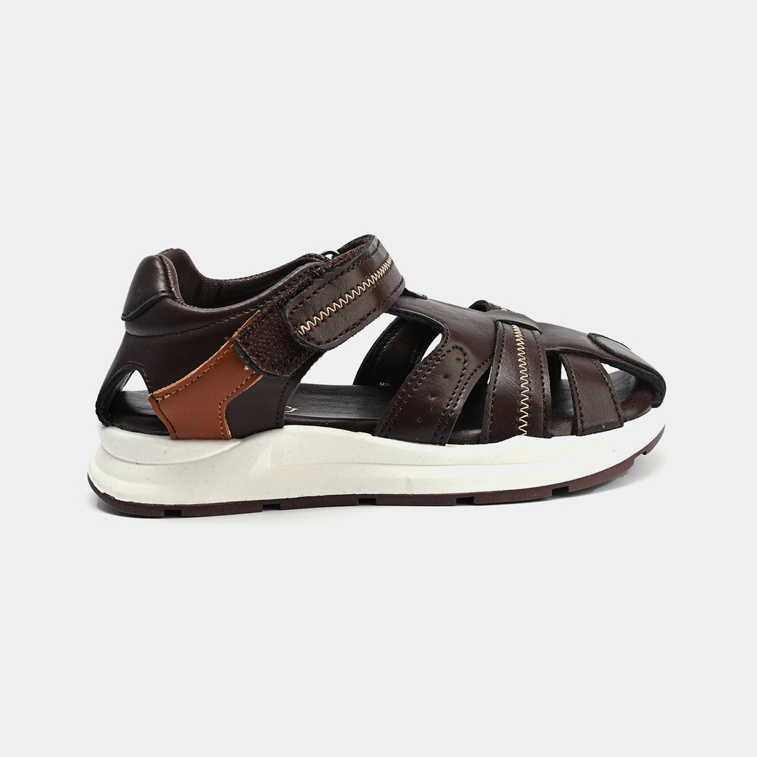 Boys Sandal 1017-2-Coffee/Brown