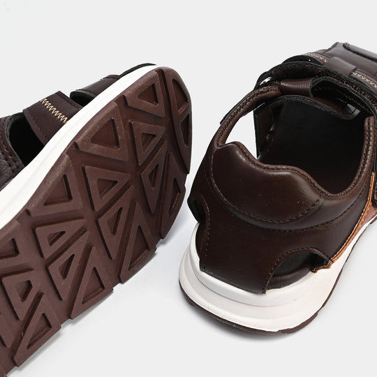Boys Sandal 1017-2-Coffee/Brown