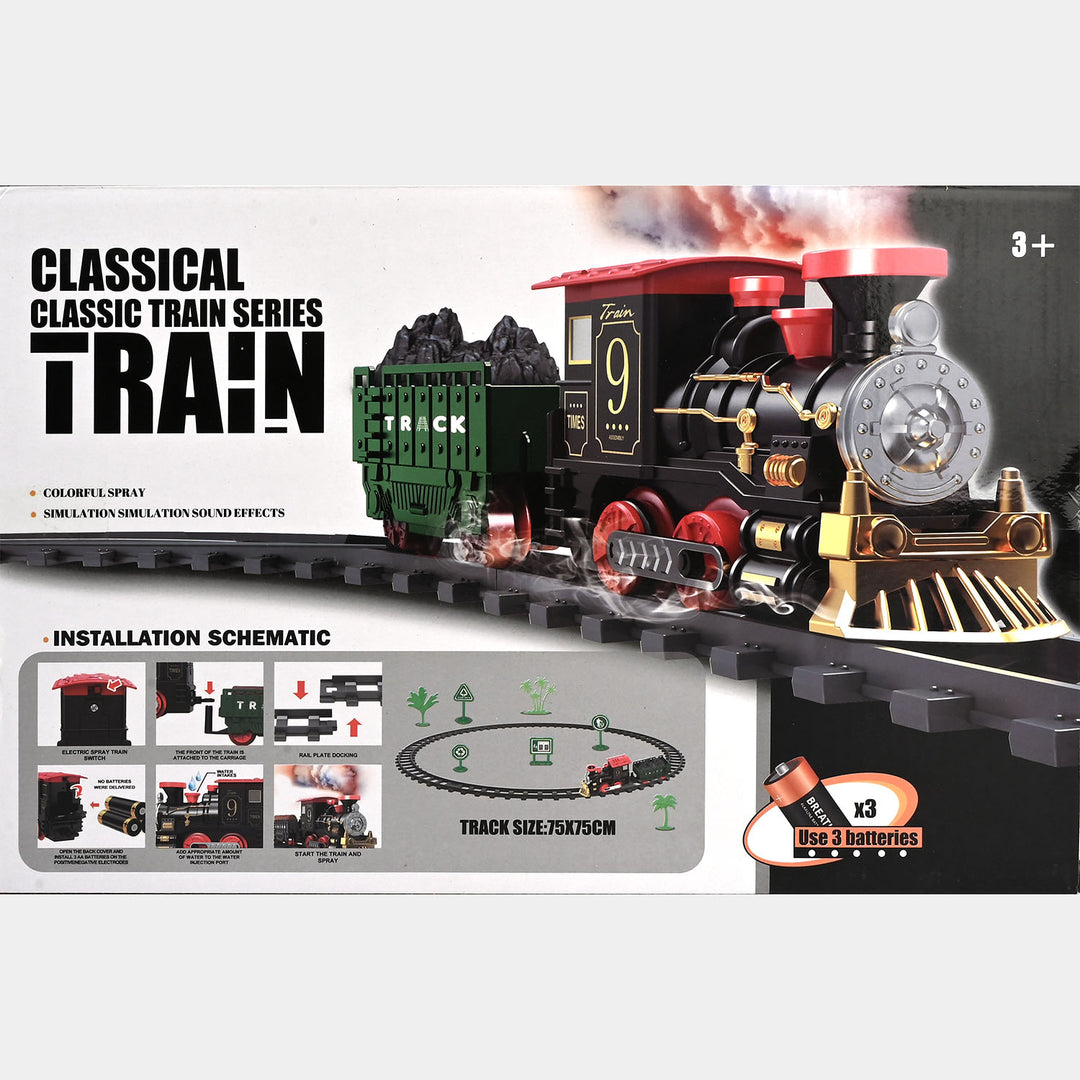 Classic Train & Track Set for Kids