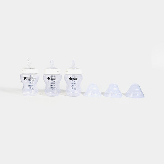 Tommee Tippee Natural Start Feeding Bottle Set – 3-Pack (260ml / 9oz)