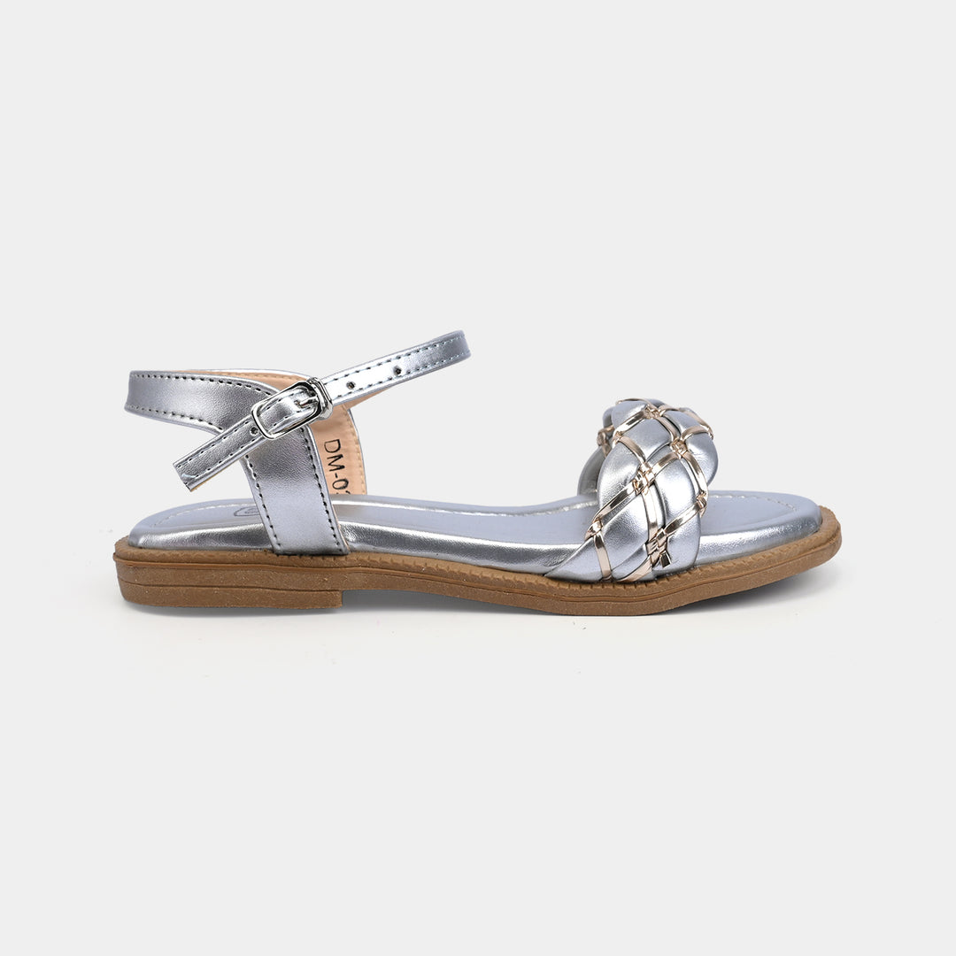 Girls Sandal DM-003-SILVER