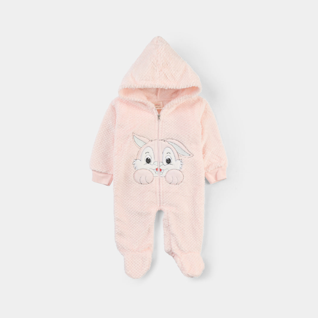 Infant Unisex Romper-Peach