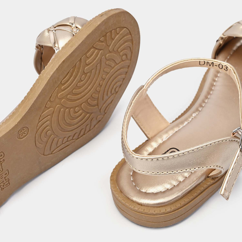 Girls Sandal DM-003-Golden