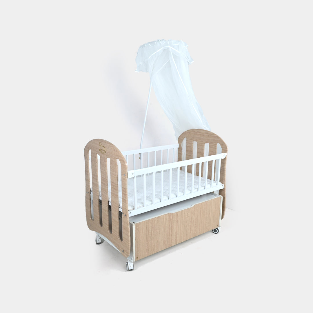 Baby Wooden Swing Cradle | P270 Brown