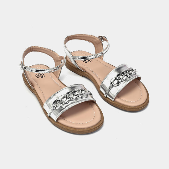 Girls Sandal DM-004-SILVER
