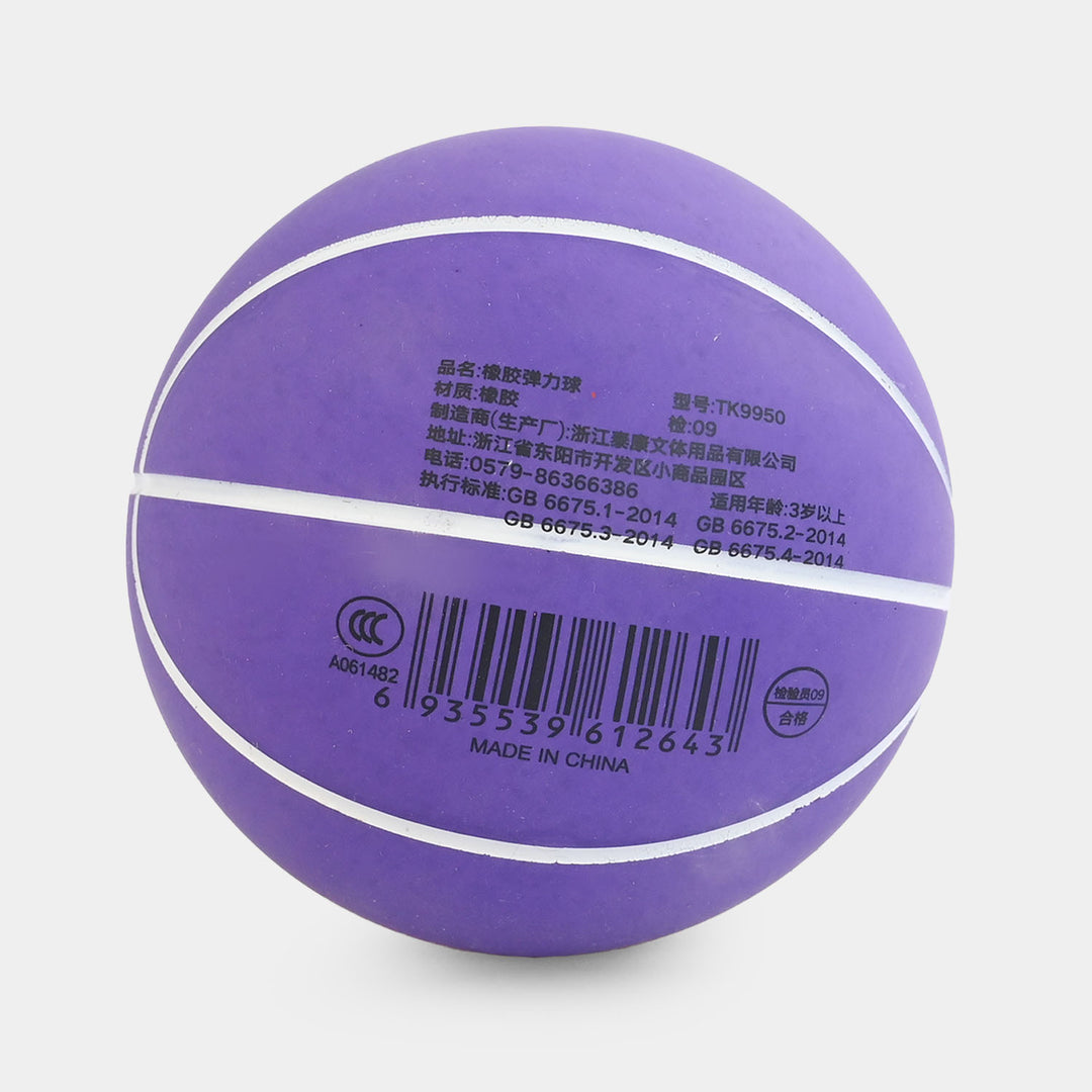 Junior Rubber Mini Basketball Bouncy Ball