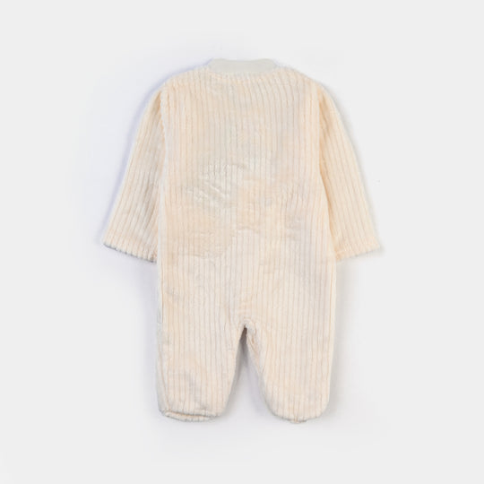 Infant Unisex Romper-Cream