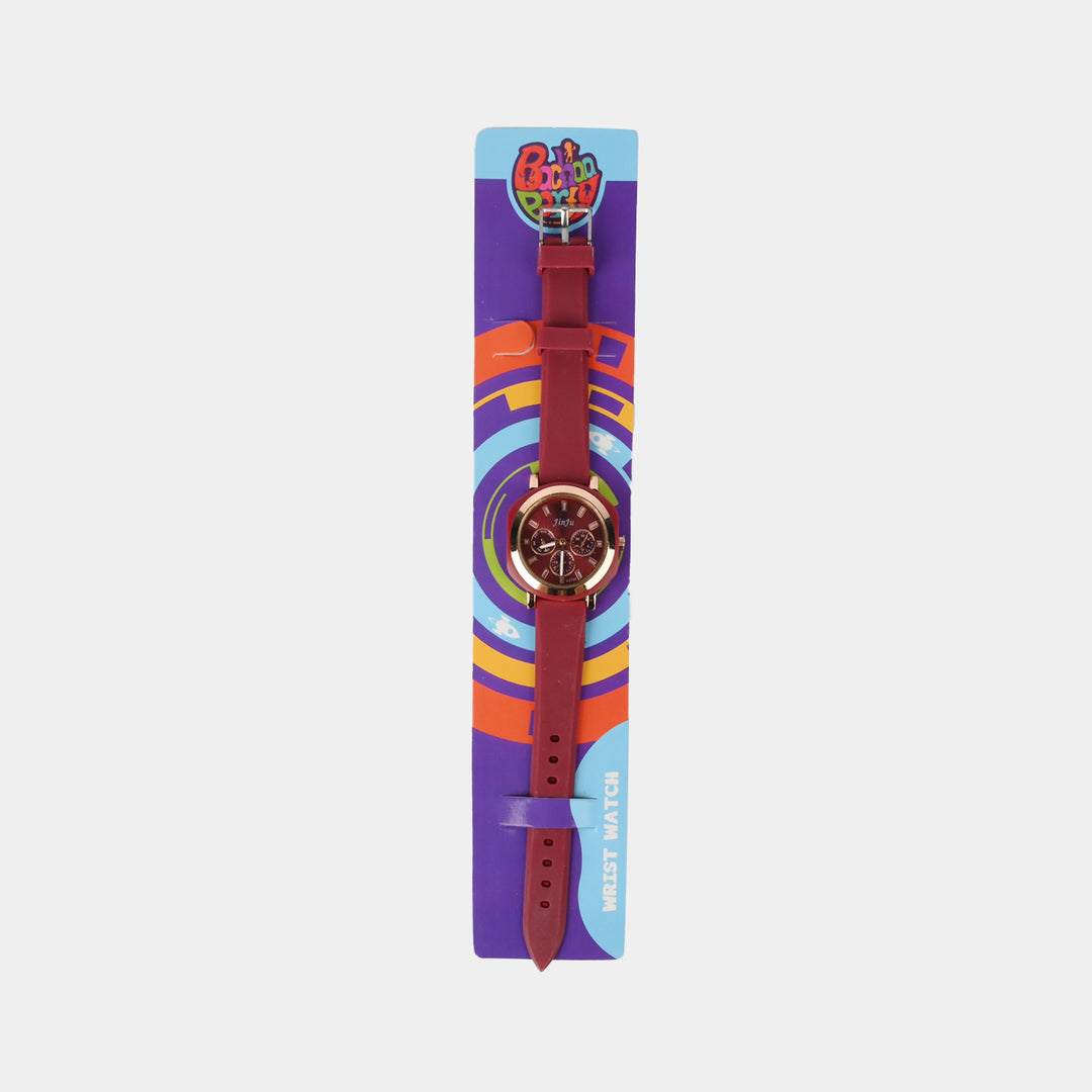 Girls Elegant Analog Wristwatch