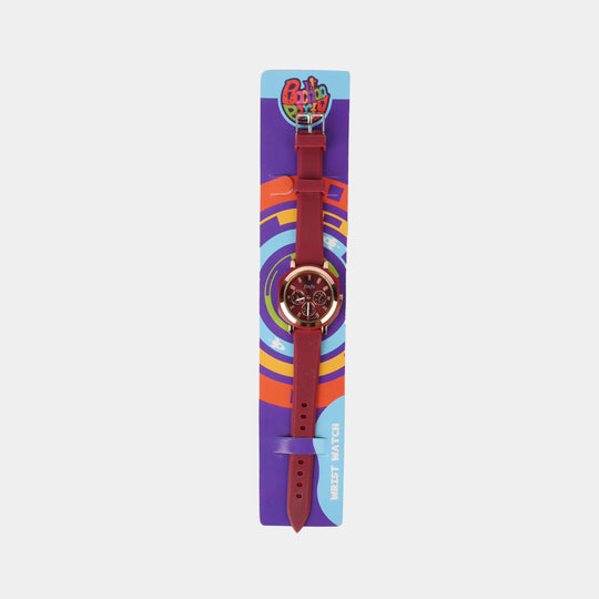 Girls Elegant Analog Wristwatch