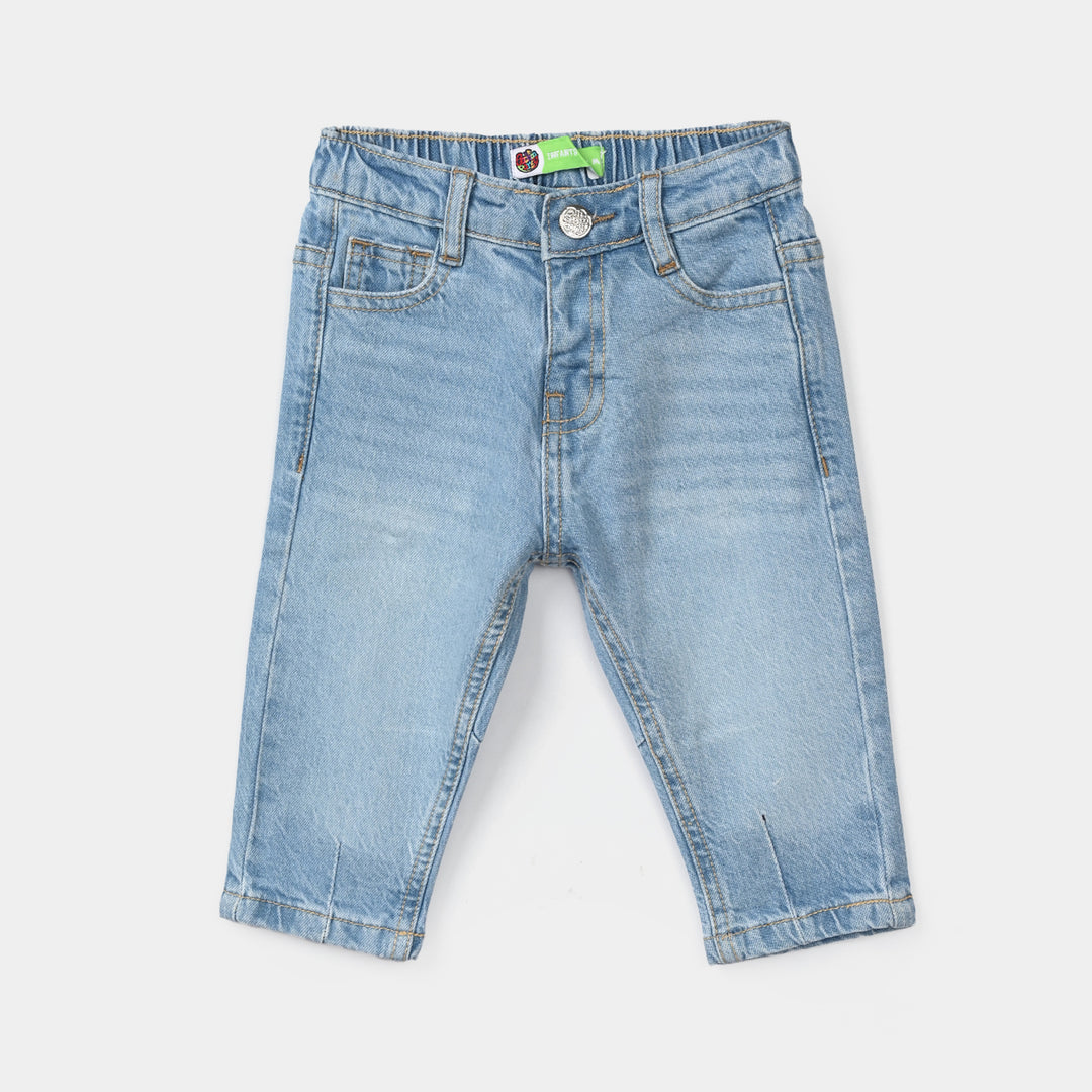 Infant Boys Denim Viscose Pants (Ripped) – Dark Blue