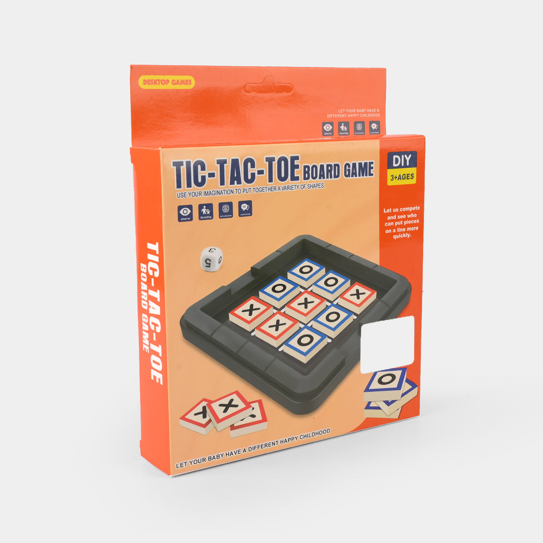 Tic-Tac-Toe Board Game – Fun & Educational DIY Wooden Puzzle for Kids