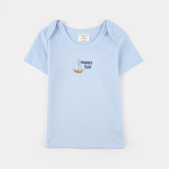 Infant Boys Jersey/Terry 3-Pc Suit - Blue