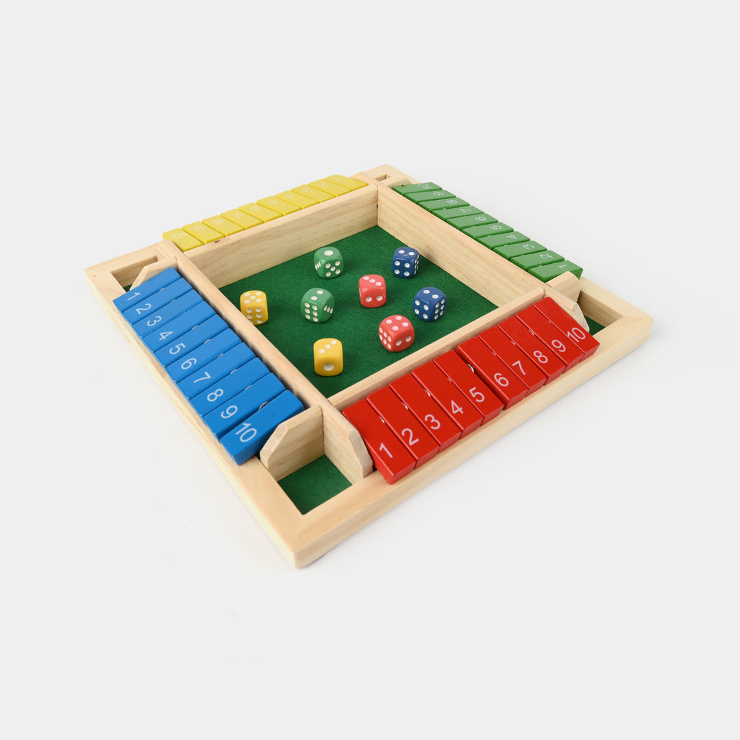 Multi Sided Dice Number Wooden Family Board Game