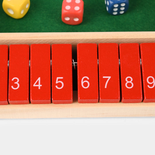 Multi Sided Dice Number Wooden Family Board Game