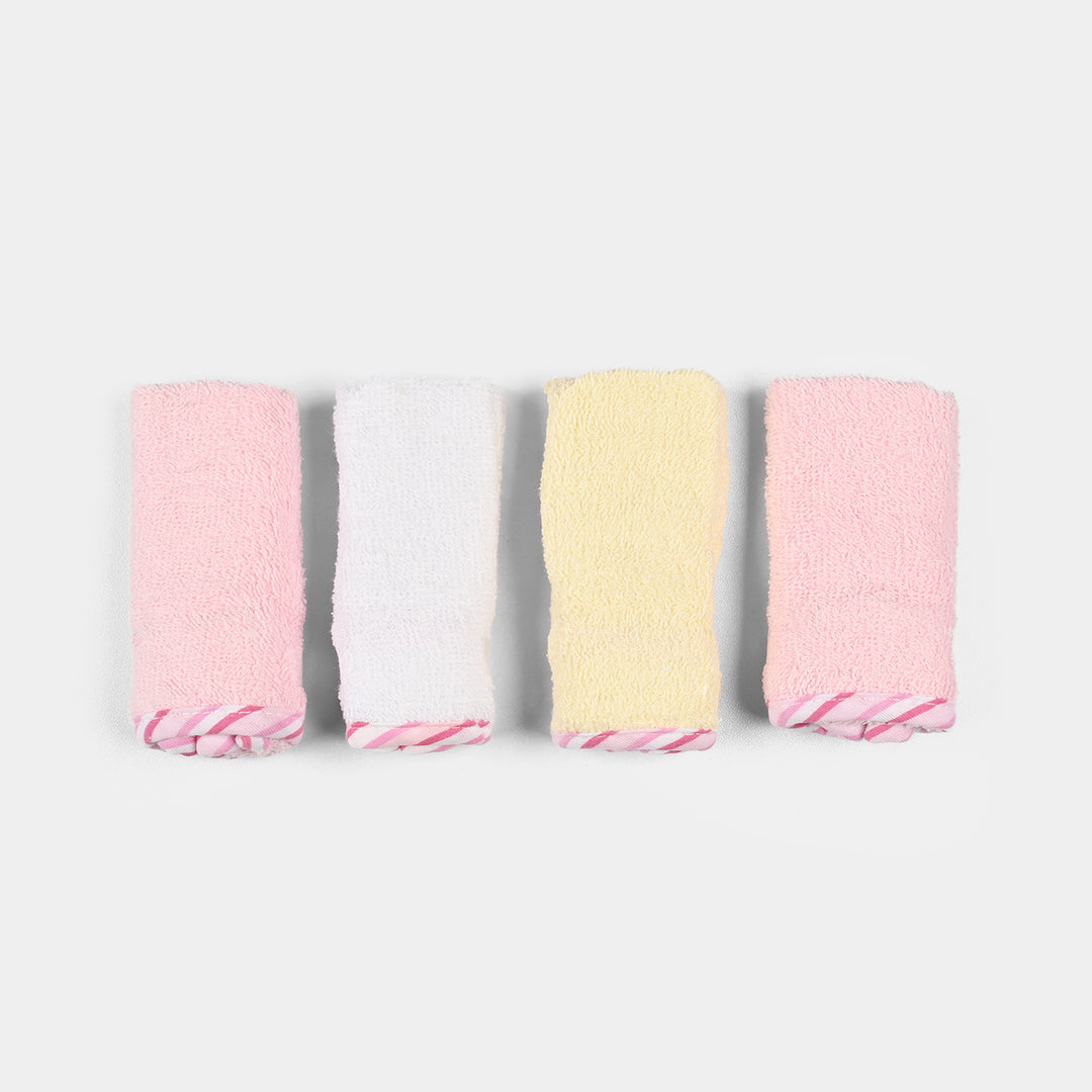 Baby Hooded Bath Towel + Washcloths 5Pcs