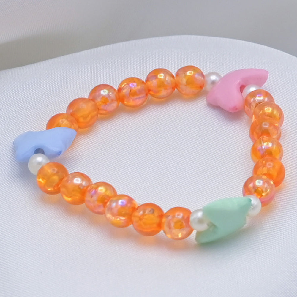 Elegant Beaded Necklace & Bracelet For Girls