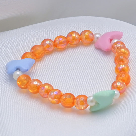 Elegant Beaded Necklace & Bracelet For Girls