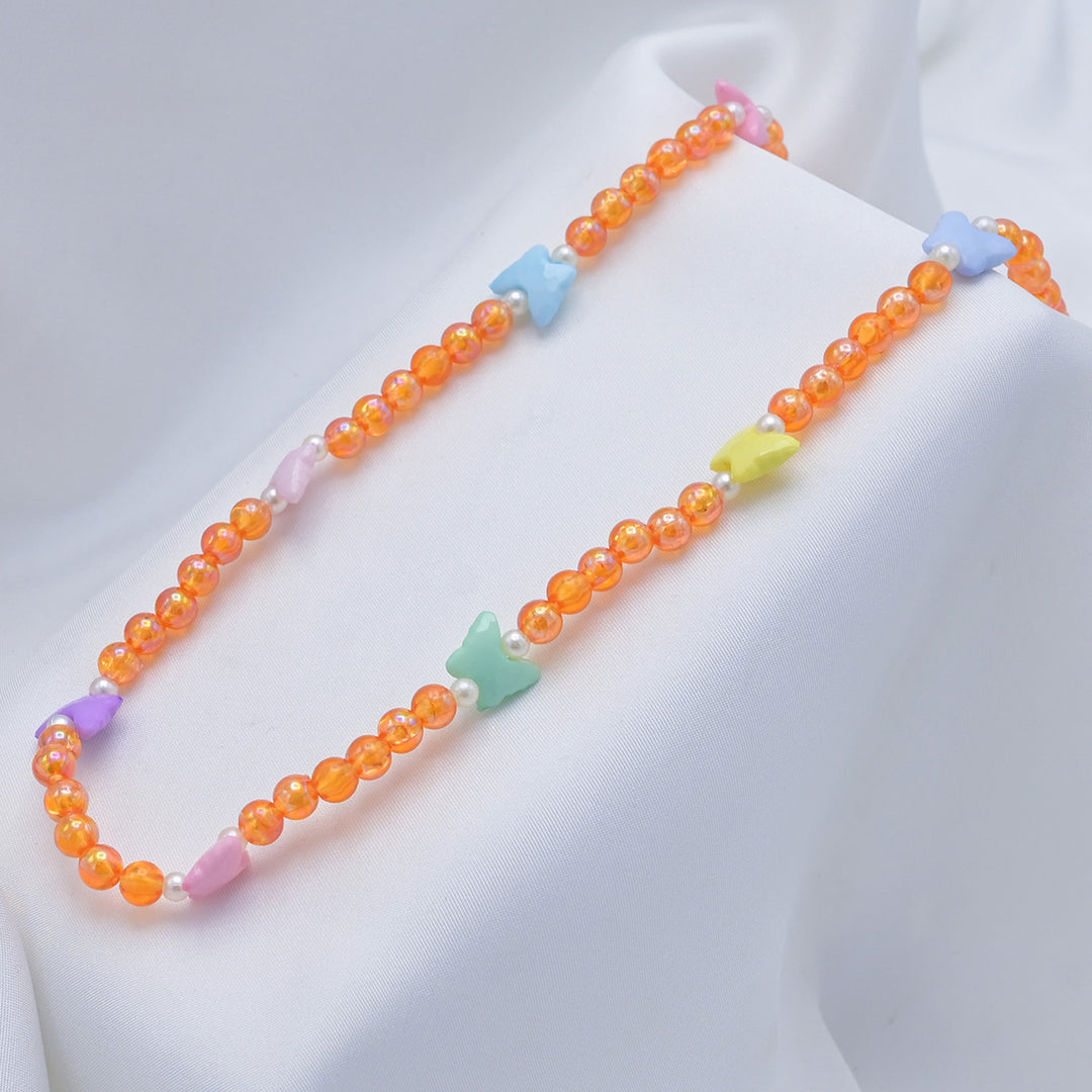 Elegant Beaded Necklace & Bracelet For Girls
