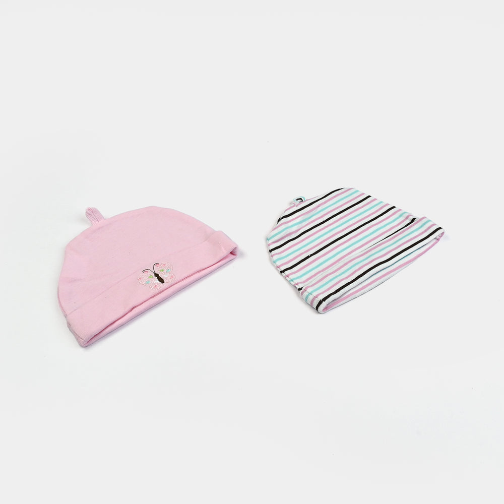 Baby Cap/Hat Pack Of 2 | 2-3M+