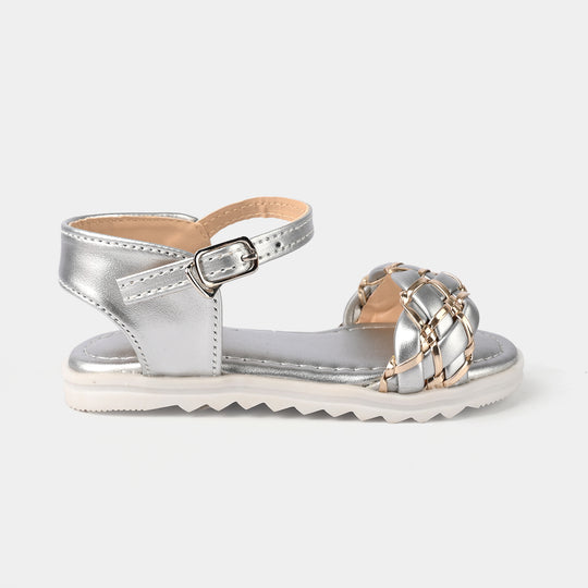 Girls Sandal DM-003-SILVER