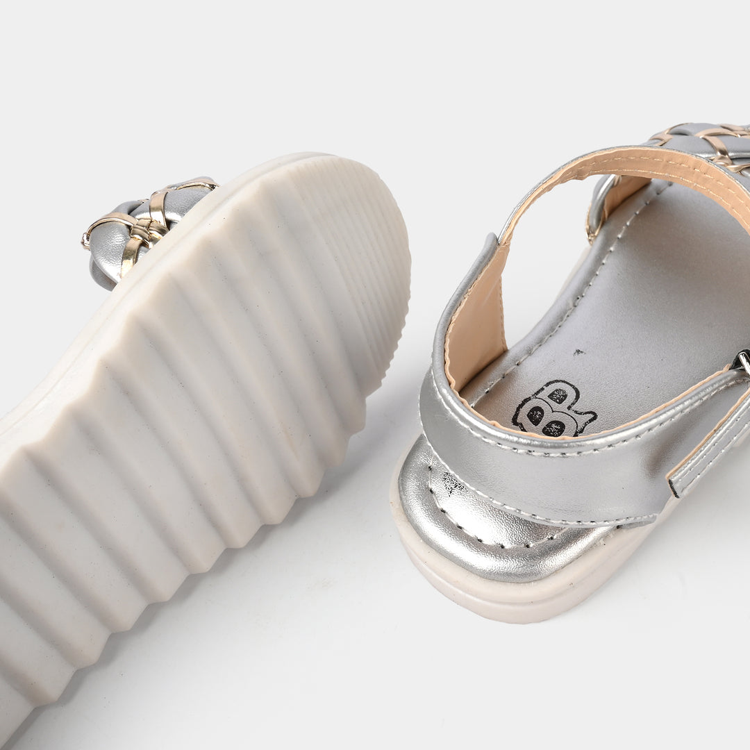 Girls Sandal DM-003-SILVER