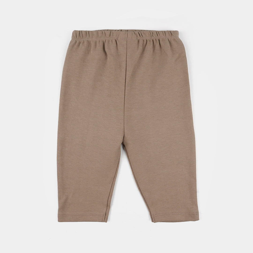 Infant Boys Jersey/Terry 3-Piece Suit - Beige